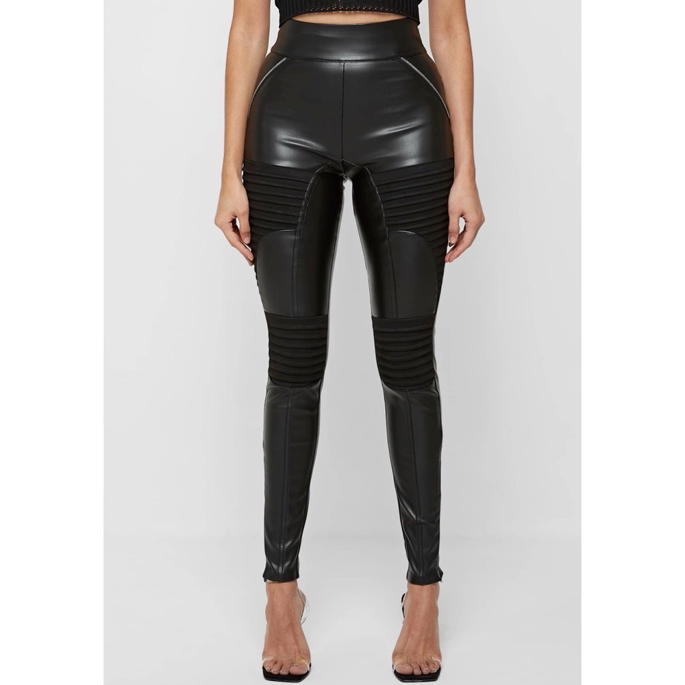 Leather leggings